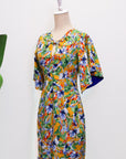 Faye Flutter Sleeves Knot Dress