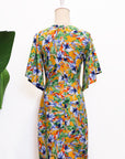 Faye Flutter Sleeves Knot Dress