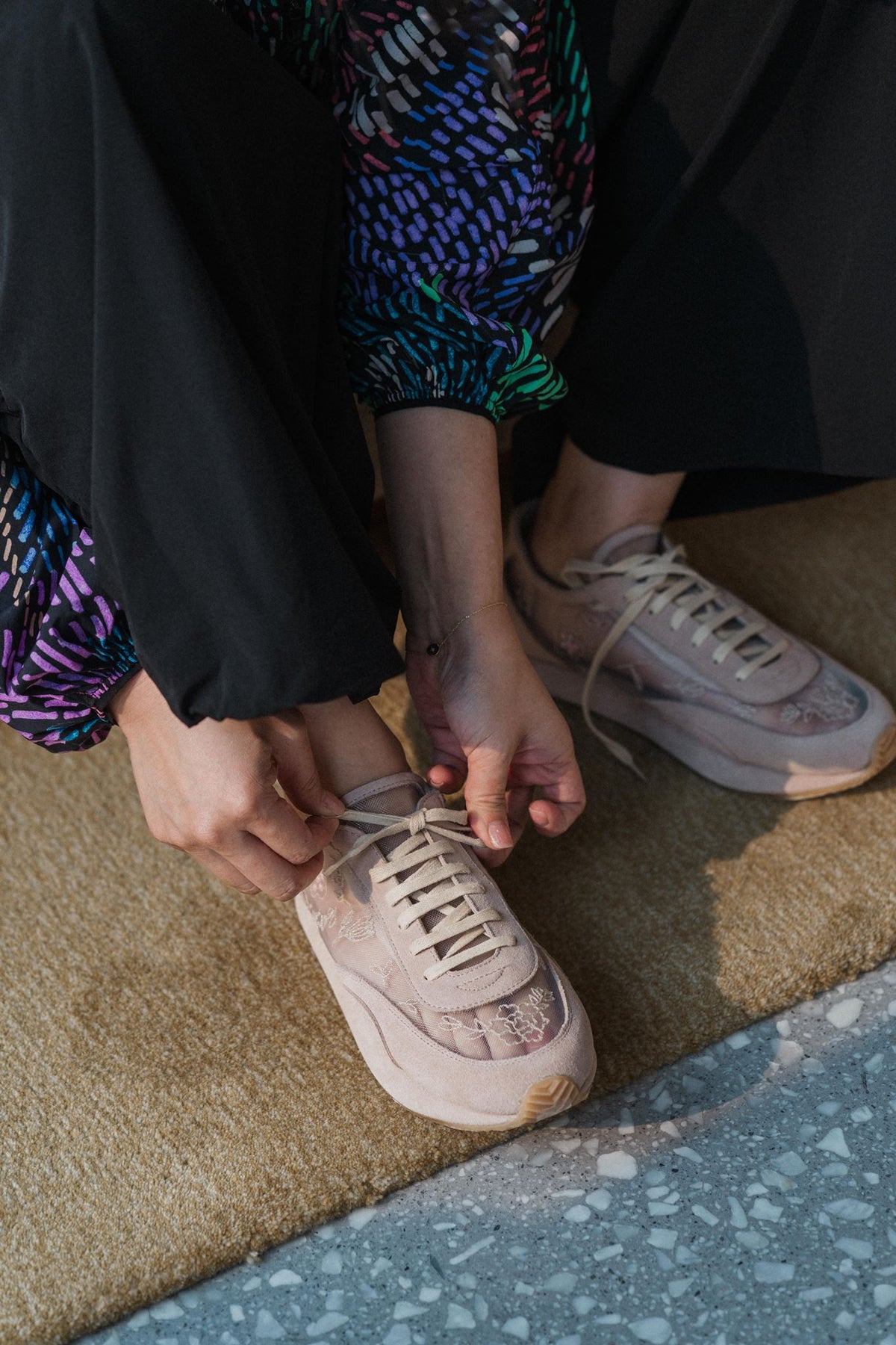 Mesh Embroidery Sneaker PREORDER