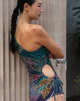 Solana One Piece - Abstract Botanical / Black