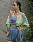 Game On Tulle Skort - Black / Dusty Blue
