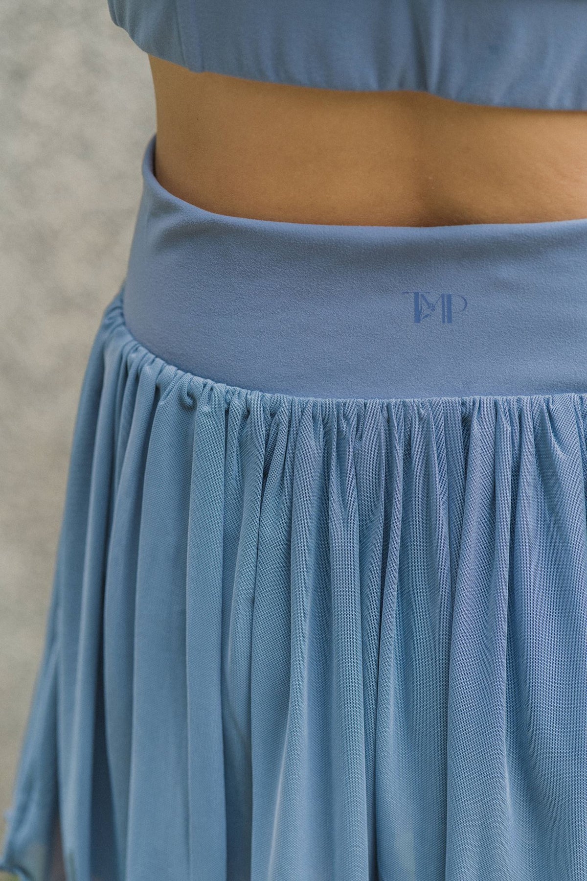 Game On Tulle Skort - Black / Dusty Blue