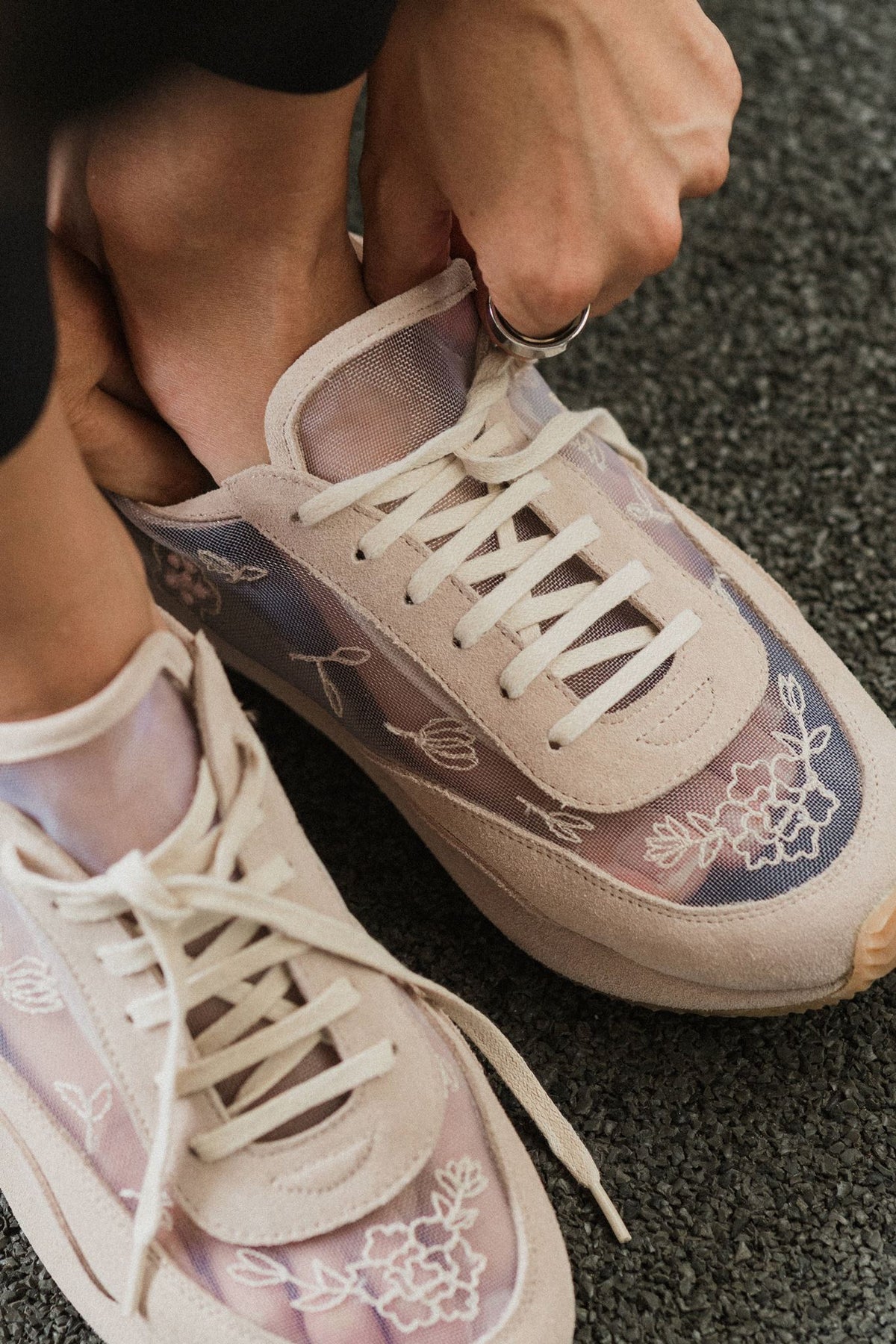 Mesh Embroidery Sneaker PREORDER