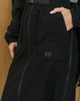 Switch Up Convertible Skirt - Black / Beige