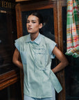 Mei Samfu Shirt - Stripes / White