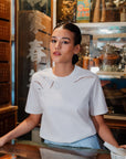 Vanda Embroidered Tee