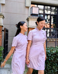 Lil' Rebekah Shift Cheongsam - Lilac
