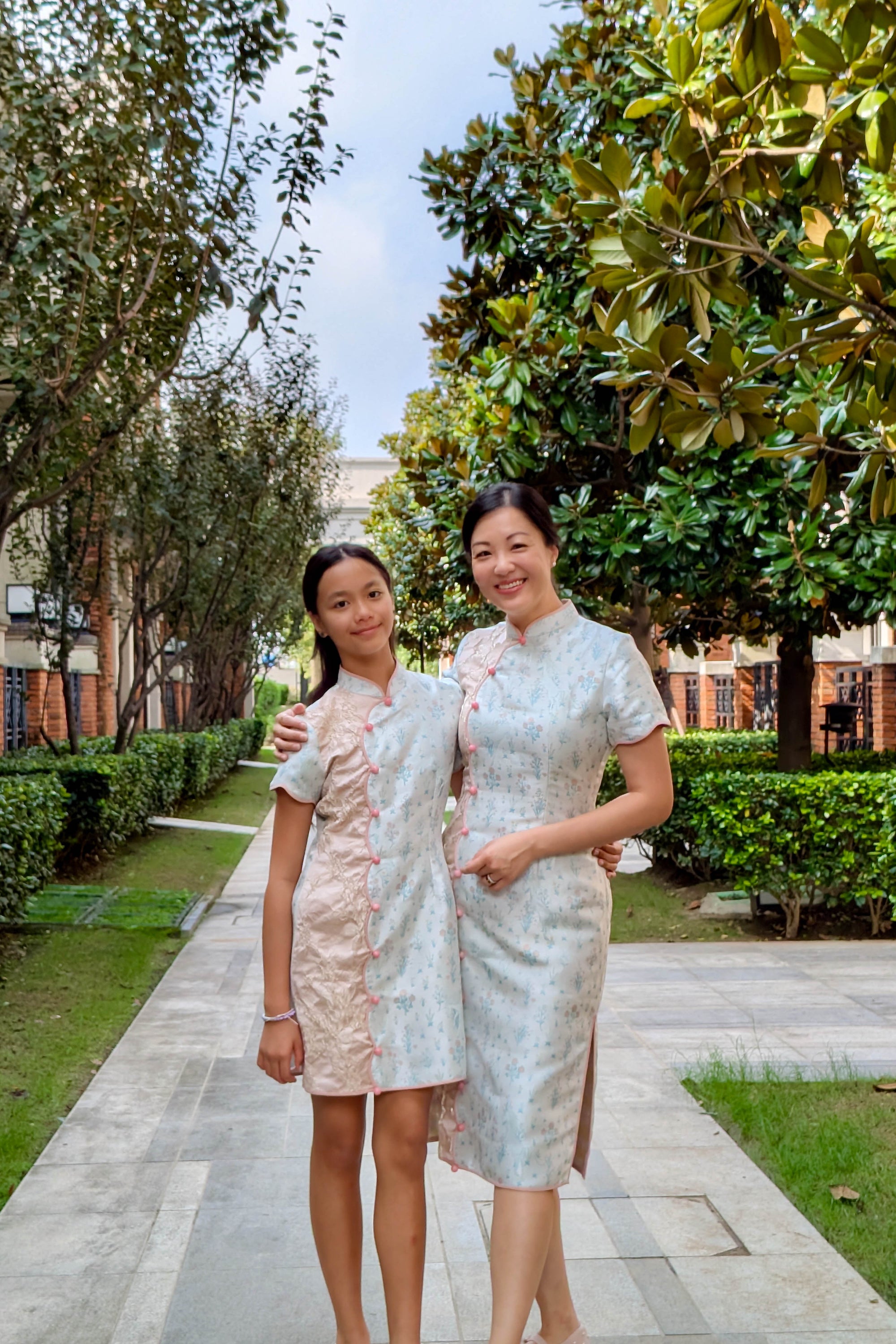 Aurora Jacquard Cheongsam