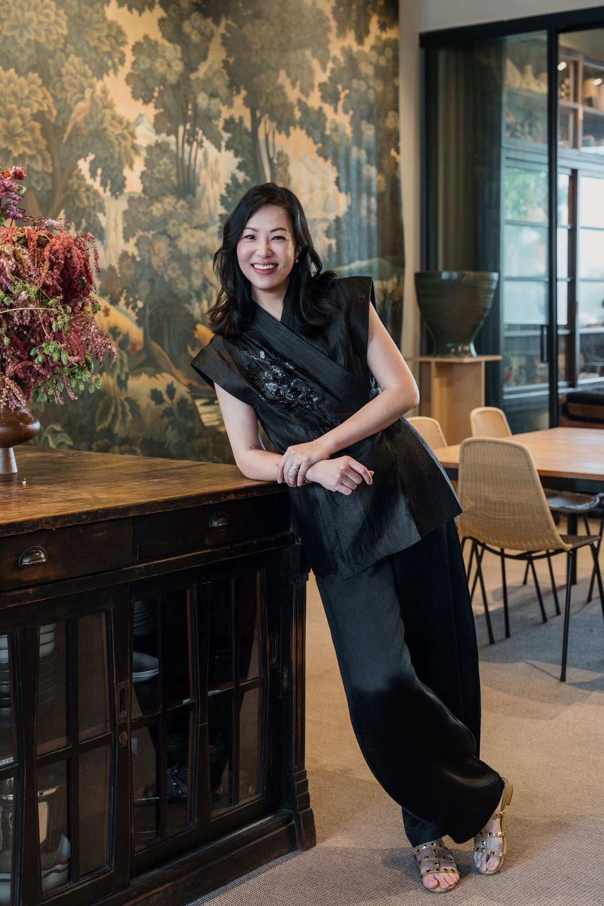Black Swan Silk Wrap Top (Limited Edition)