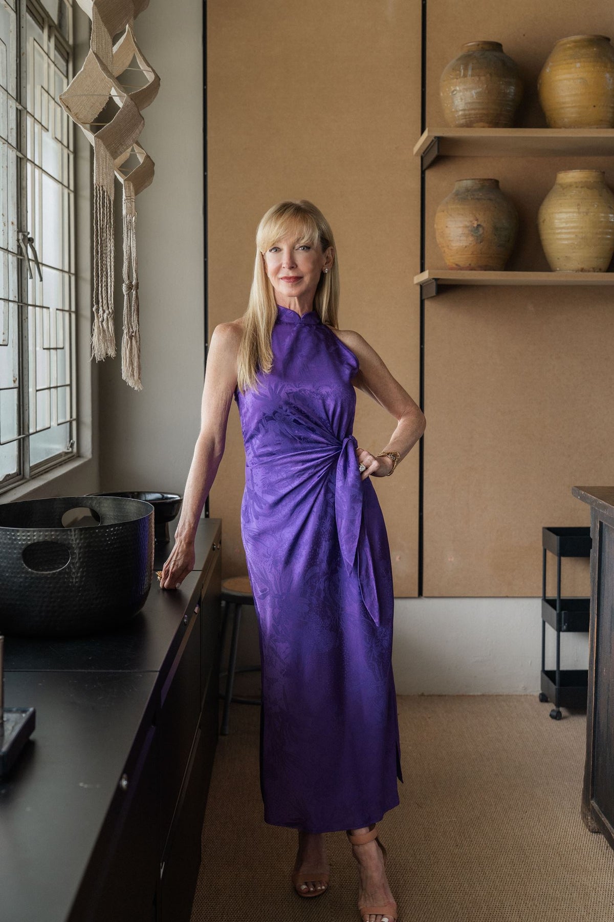 Seri Sarong Cheongsam- Royal Purple