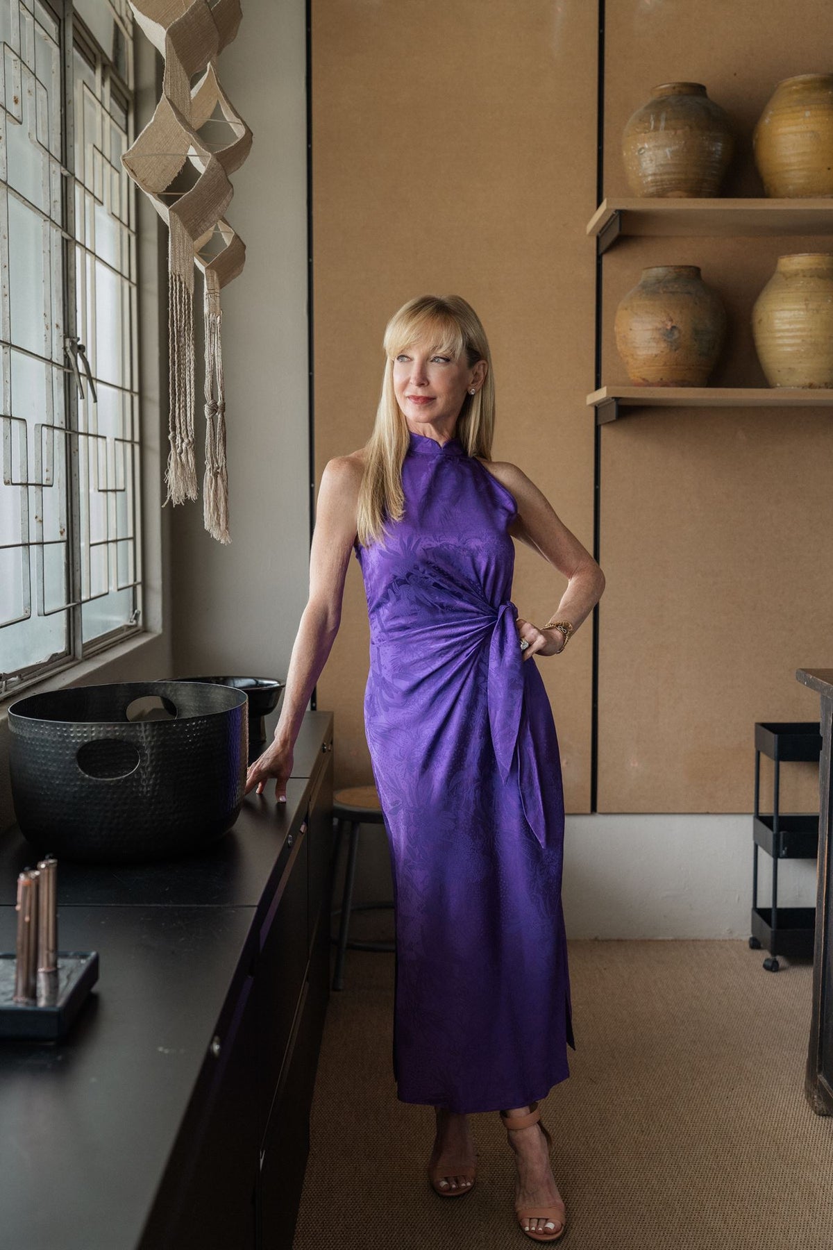 Seri Sarong Cheongsam- Royal Purple