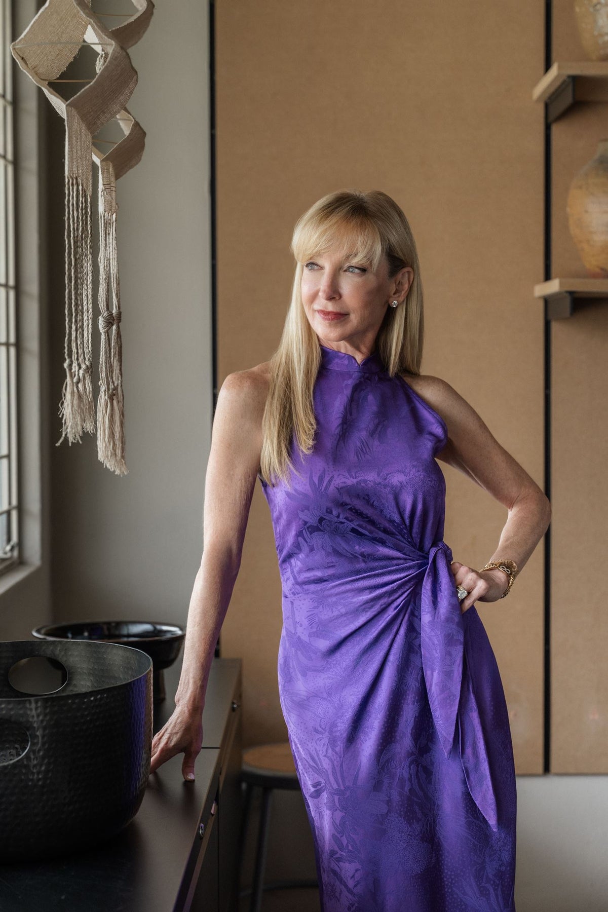 Seri Sarong Cheongsam- Royal Purple