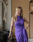 Seri Sarong Cheongsam- Royal Purple