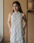 Cascading Halter Cheongsam