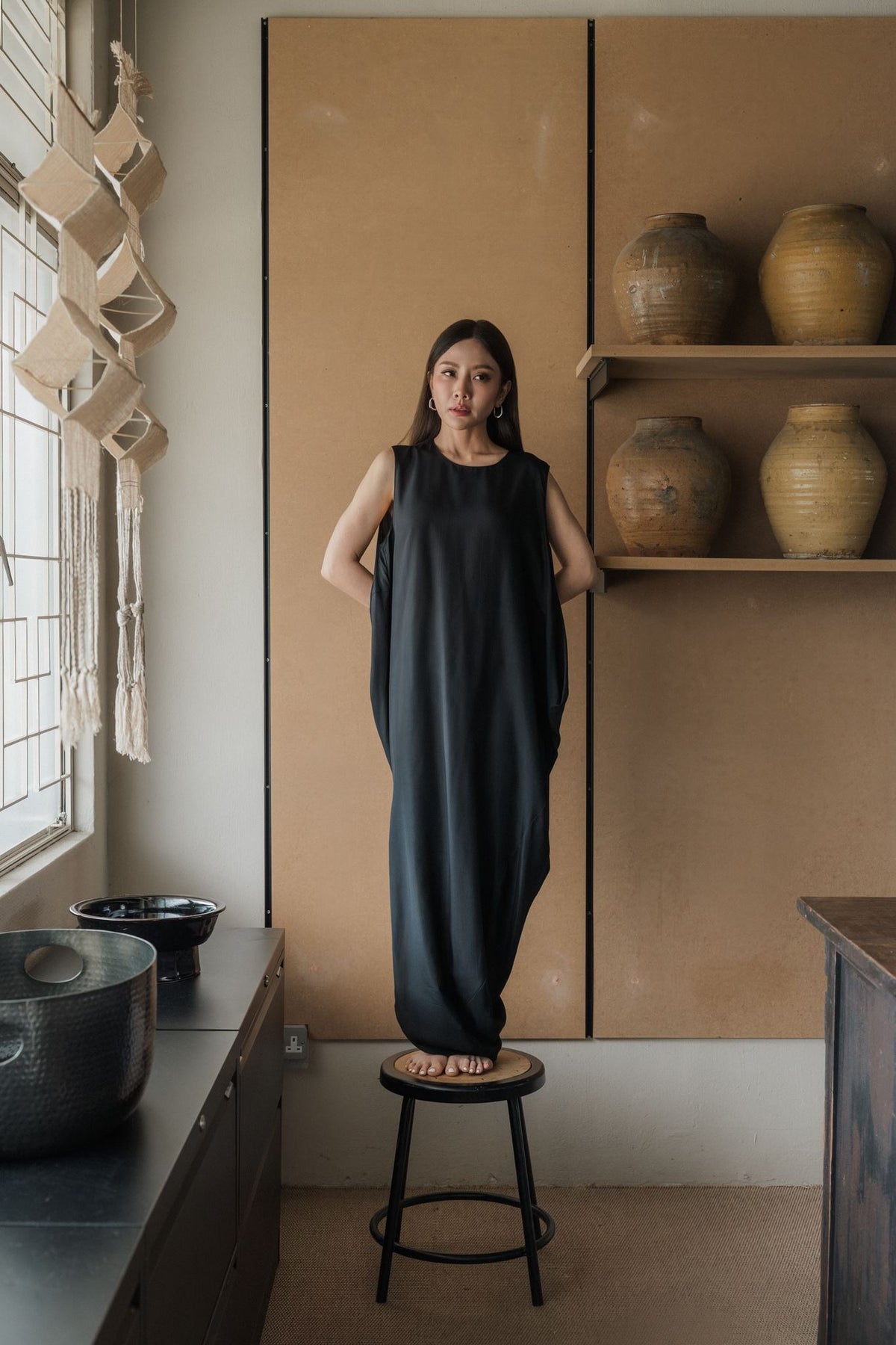 Nocturne Maxi Silk Dress
