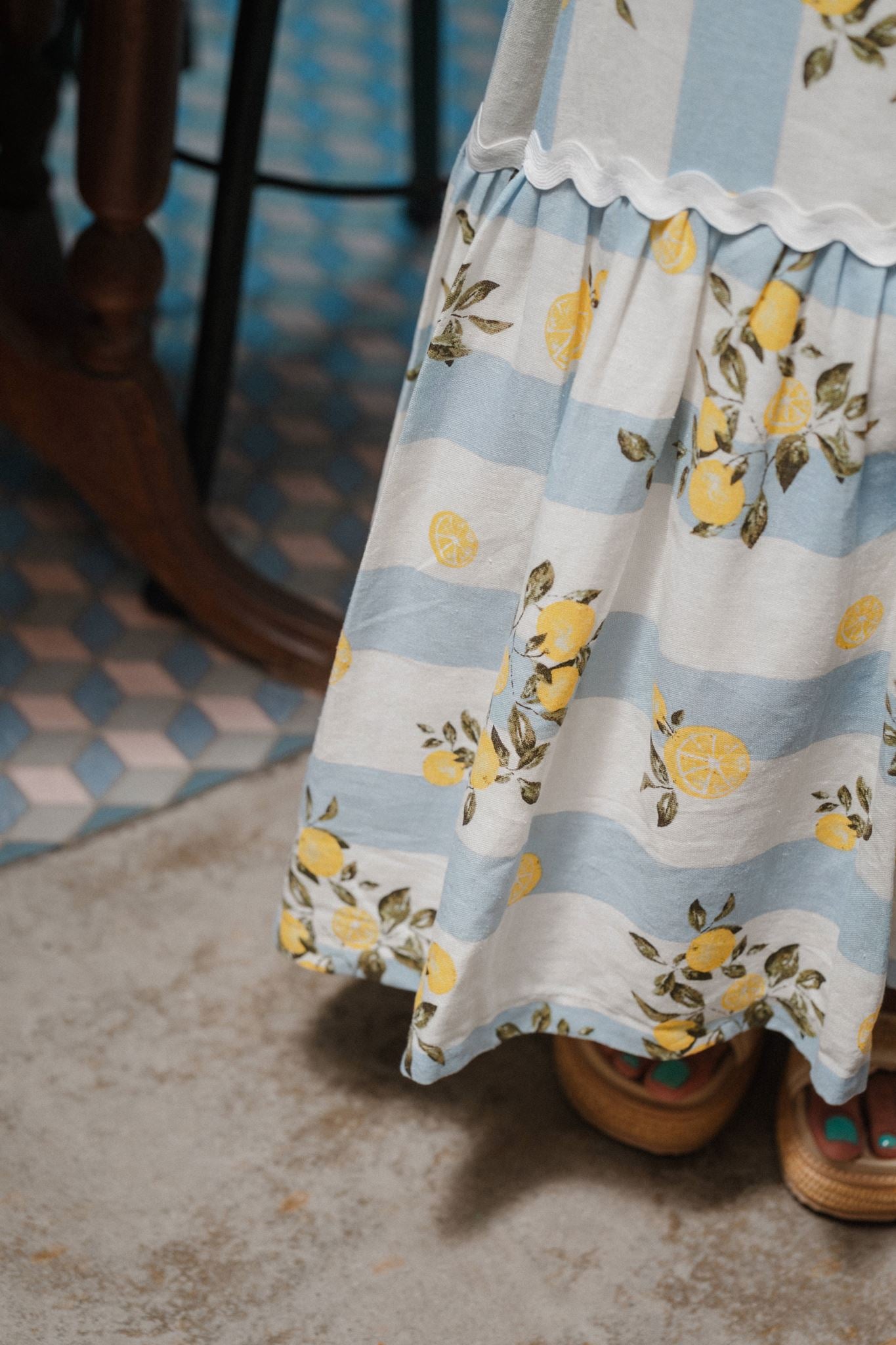 Limoncello Linen Maxi Dress