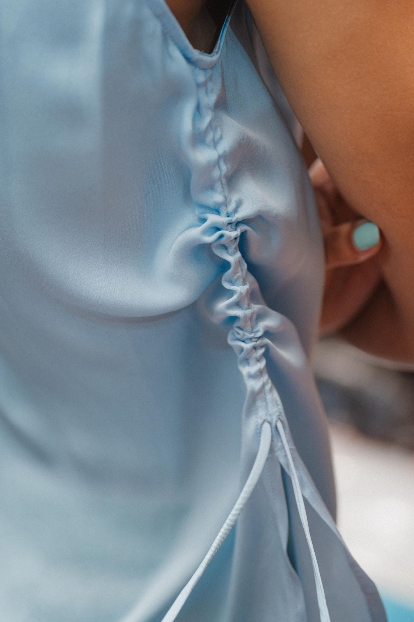 Blue Skies Tie Top