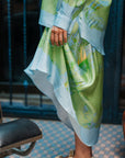 Fern Forest Silk Skirt