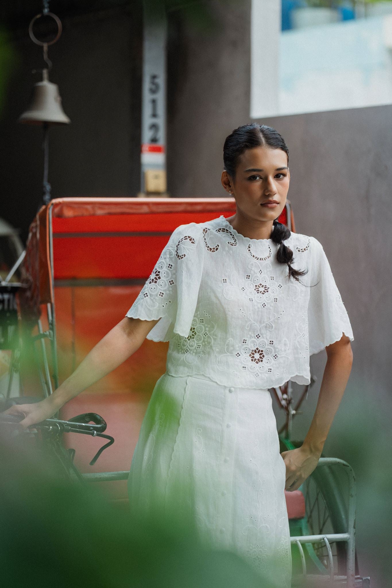 Tanglin Embroidered Blouse