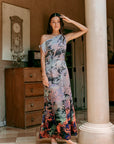 Sorrento Asymmetrical Dress - Mystic Jungle