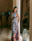 Sorrento Asymmetrical Dress - Mystic Jungle