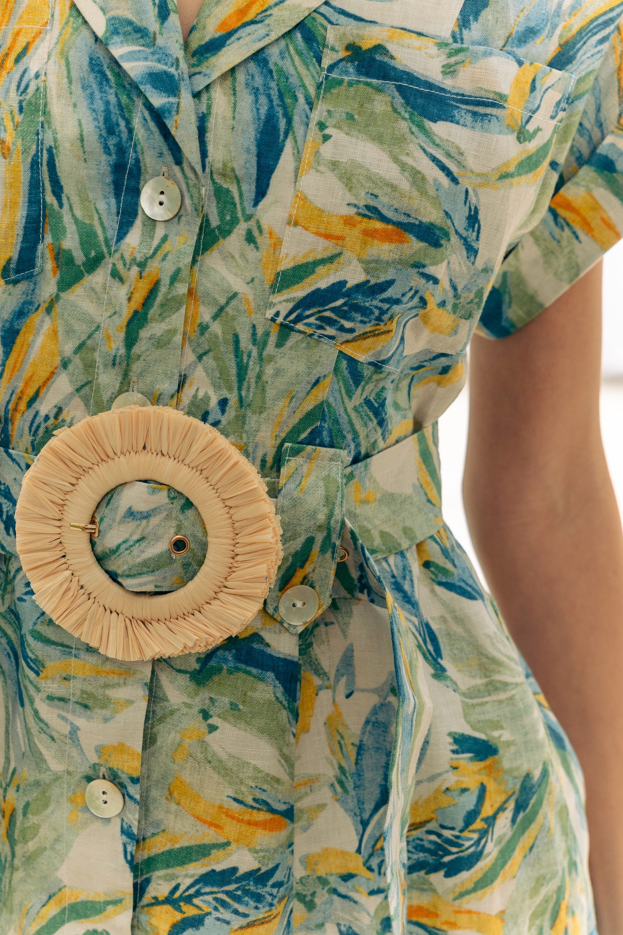 Acacia Belted Shirt Dress