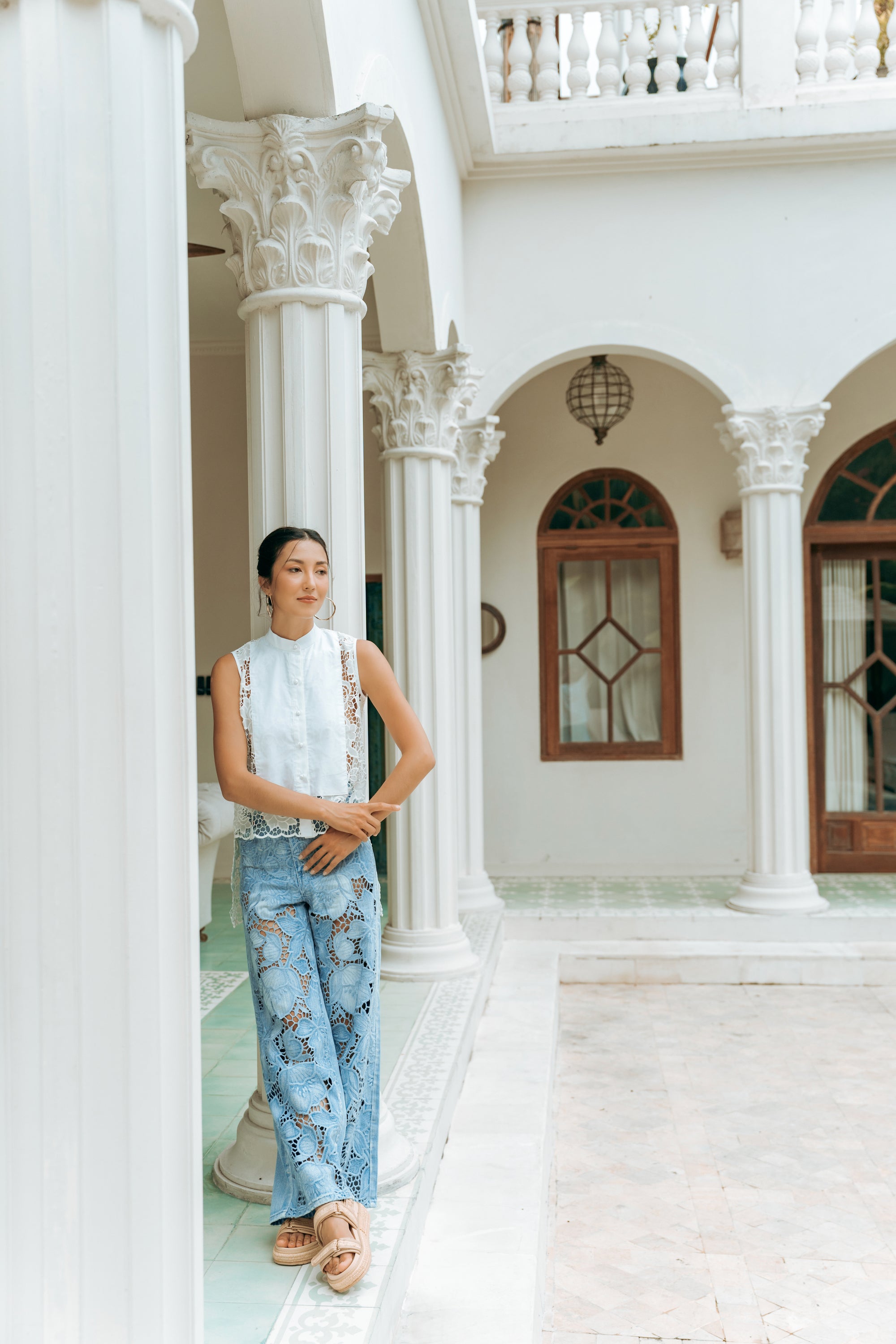 Savannah Embroidered Jeans (BACKORDER)