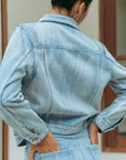 Savannah Embroidered Denim Jacket (BACKORDER)