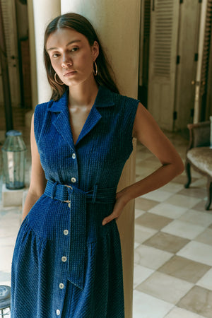 Arissa Denim Shirt Dress (BACKORDER)