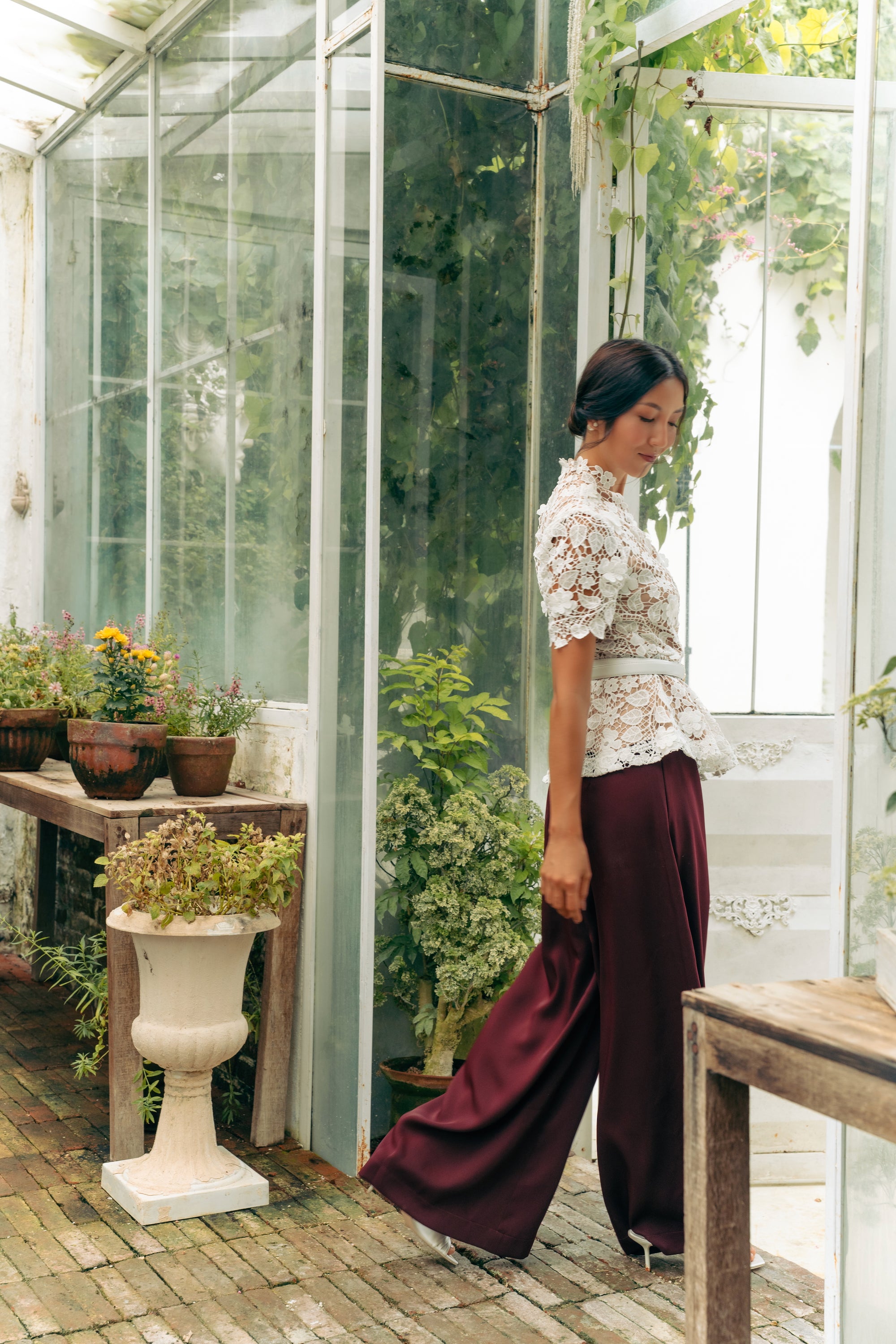 Dahlia Peplum Lace Top (BACKORDER)