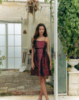 Bordeaux Babydoll Dress
