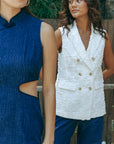 Harlow Embroidered Vest