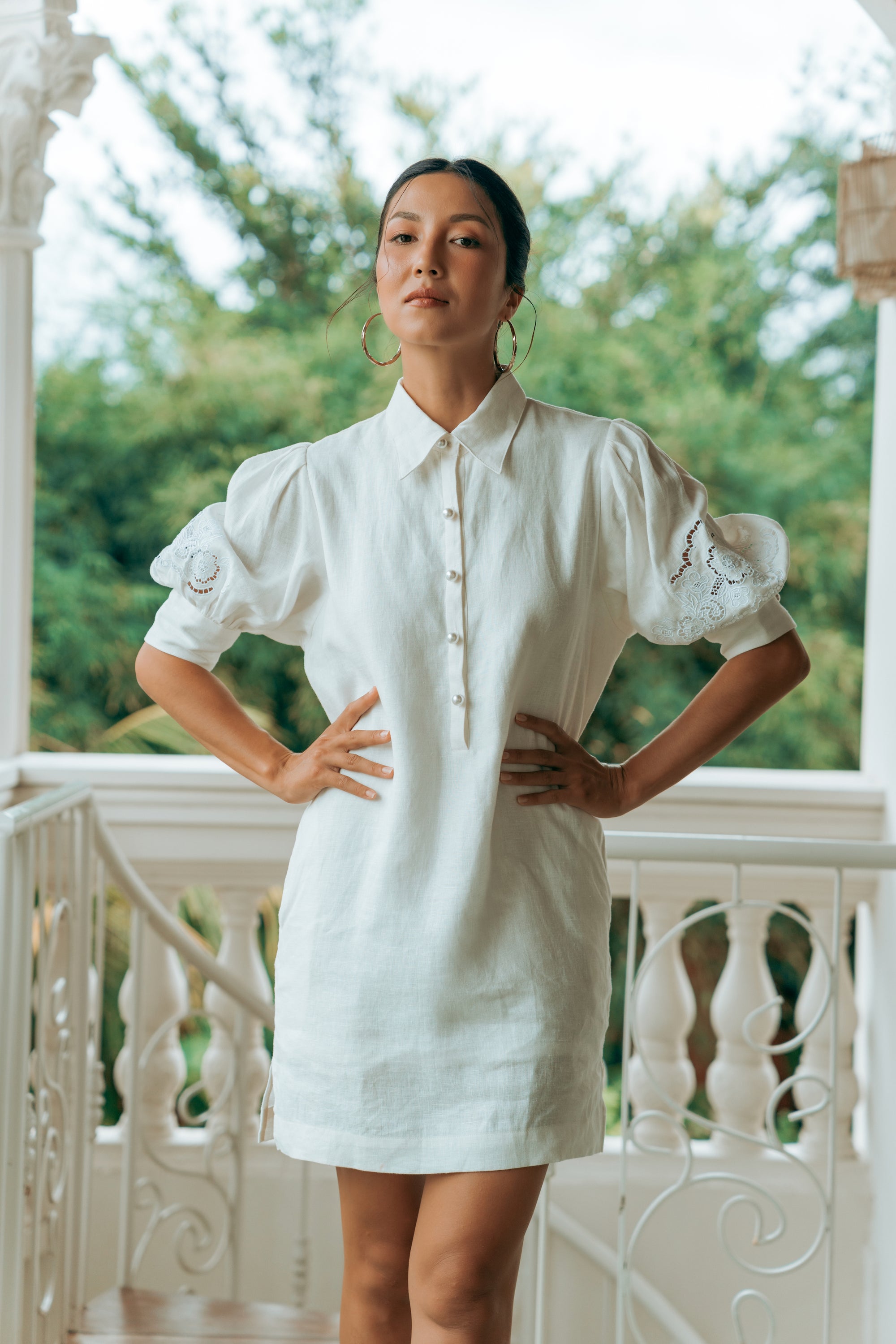 TMP x MarchMay Linen Shirt Dress