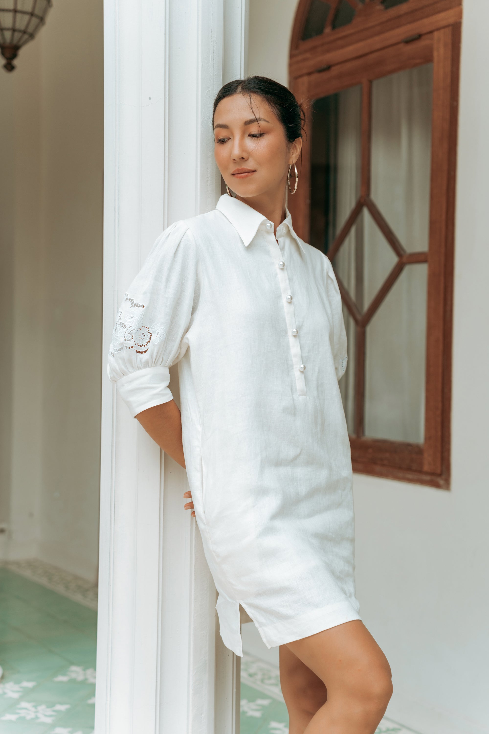 TMP x MarchMay Linen Shirt Dress