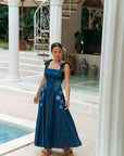 TMP x MarchMay Denim Beaded Dress