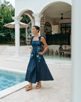 TMP x MarchMay Denim Beaded Dress