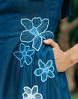 TMP x MarchMay Denim Beaded Dress