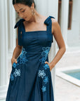 TMP x MarchMay Denim Beaded Dress