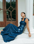 TMP x MarchMay Denim Beaded Dress