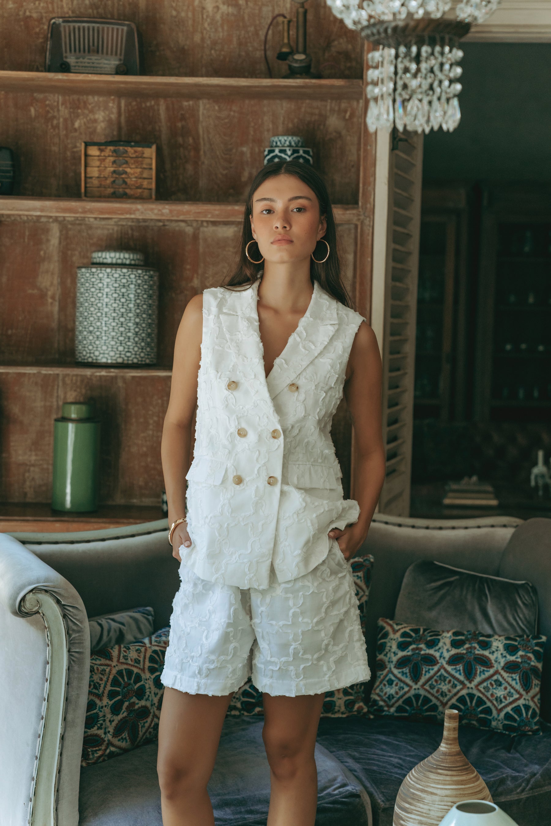 Harlow Embroidered Shorts