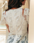 Samara Lace Cut-Out Top (Pre-order)
