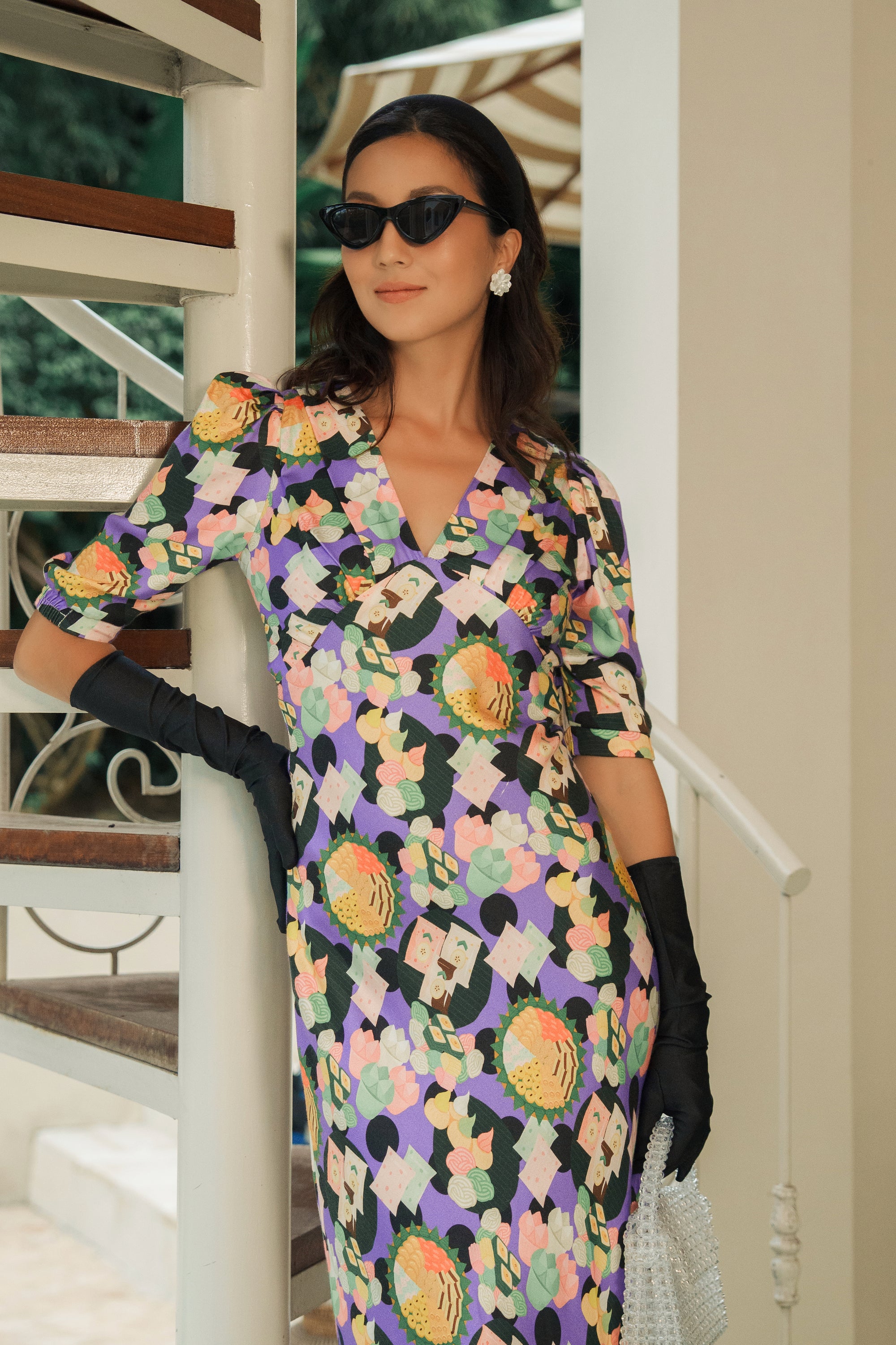 SG60 Limited Edition Kueh Kueh Maxi Dress