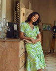 Areca Cut-Out Dress - Palms