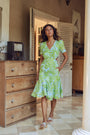 Areca Cut-Out Dress - Palms