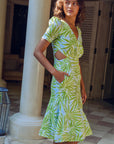 Areca Cut-Out Dress - Palms