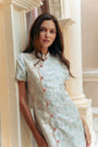 Aurora Jacquard Cheongsam