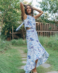 Selah Hi-low Dress - Blue Floral