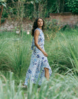 Selah Hi-low Dress - Blue Floral