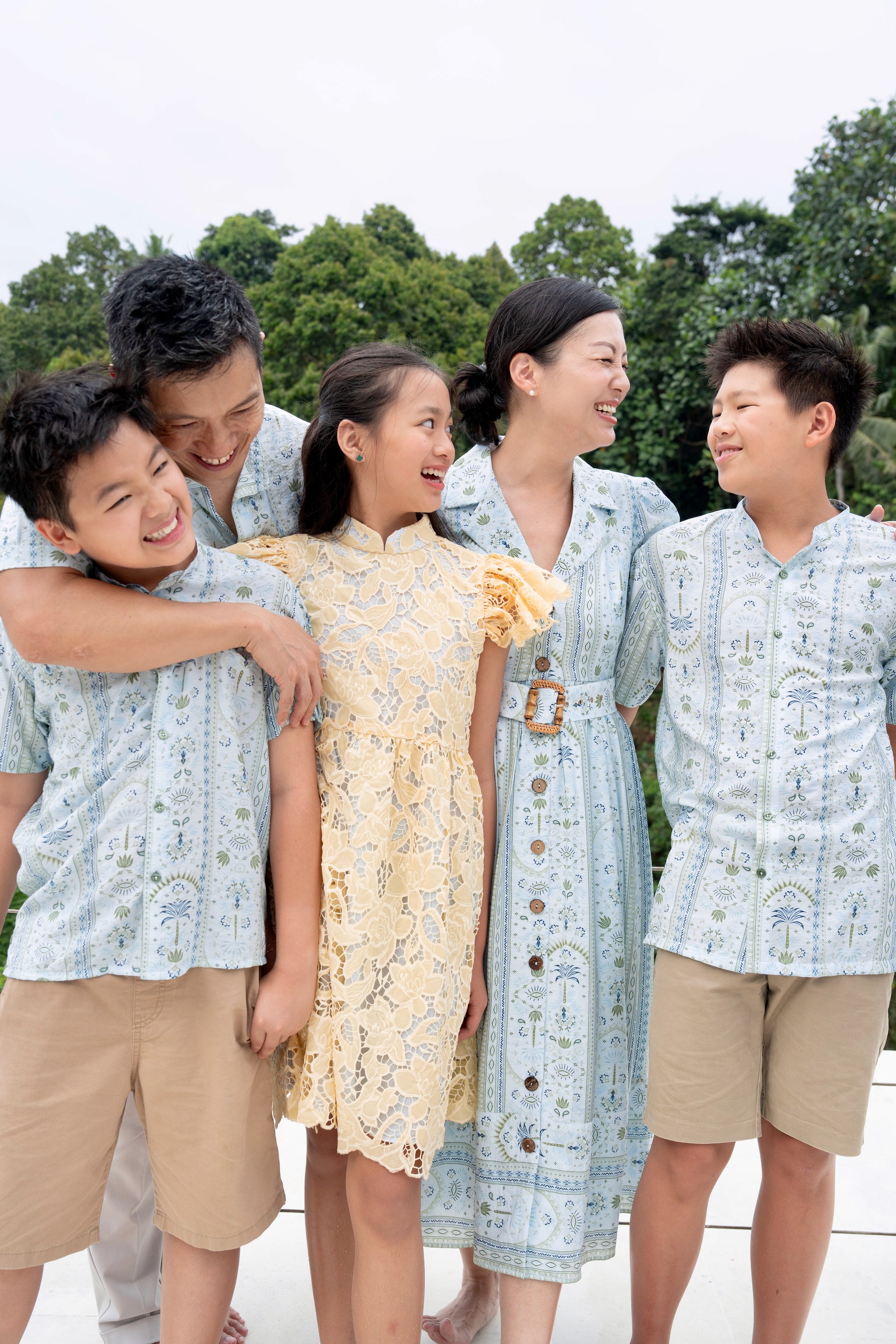 Belted Shirt Dress - Soleil / Memento