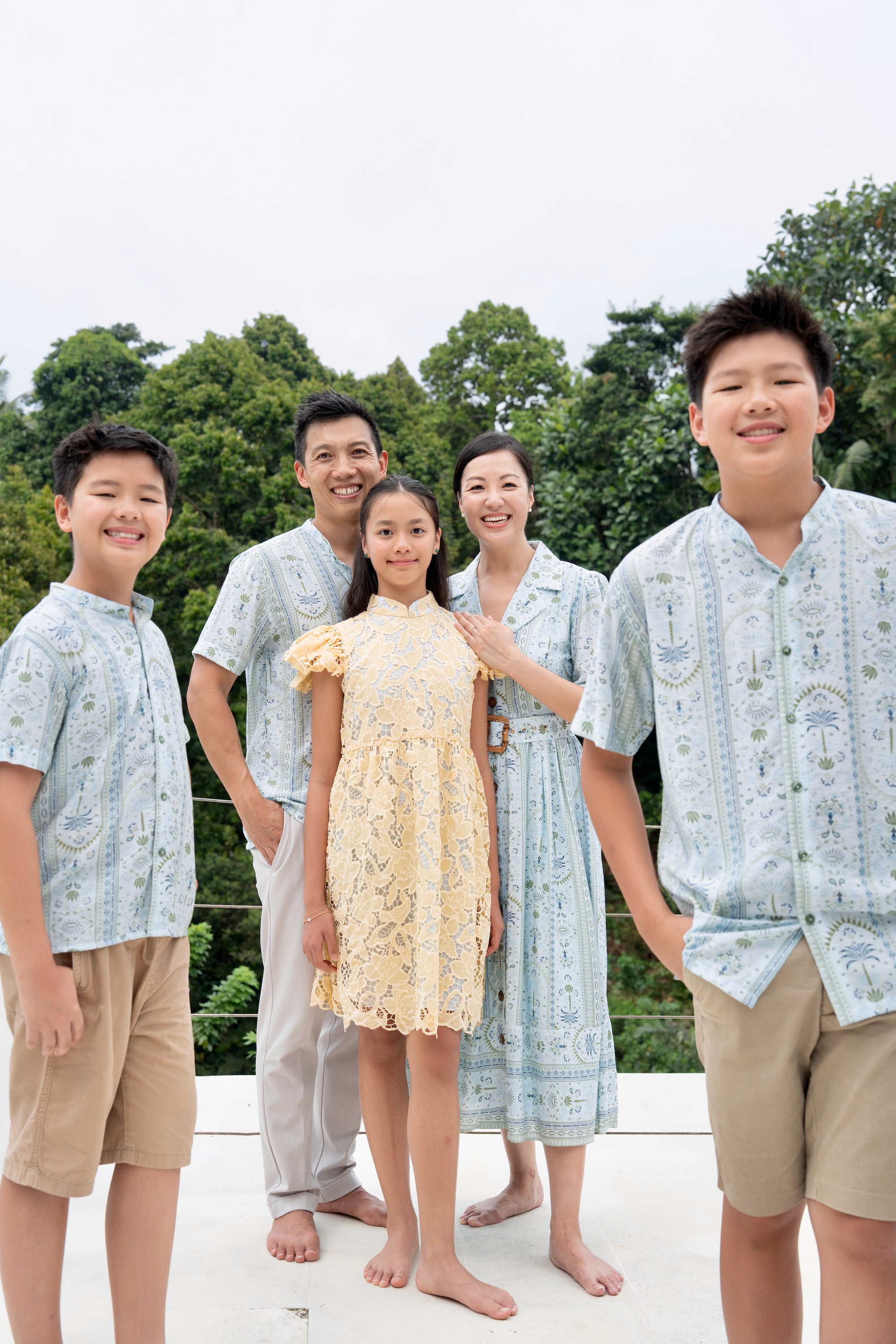 Belted Shirt Dress - Soleil / Memento